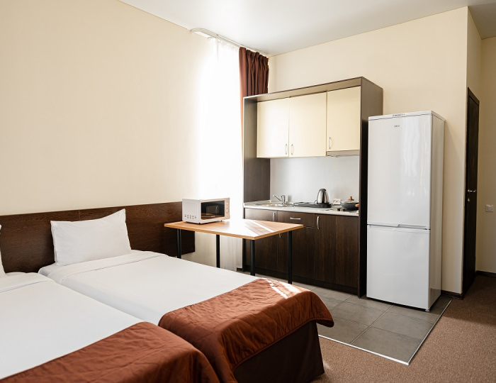 Стандарт 1-комн. с кухонной зоной - Гостиница Gamma Sirius  / Гамма Сириус