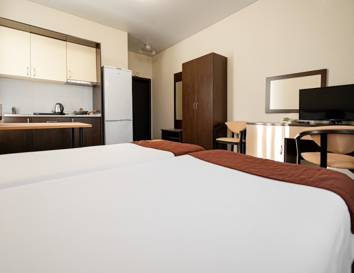 Студия 2-местная с кухней - Гостиница Gamma Sirius  / Гамма Сириус